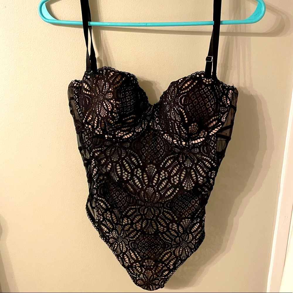 Victoria’s Secret Lace Thong Bodysuit - 36D
